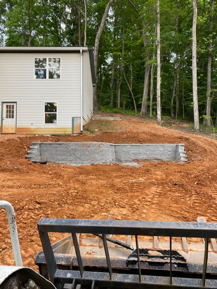 Retaining walls for Georgia Pro Scapes in Cumming, Georgia