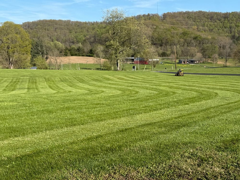 Enhance your home's curb appeal with our professional lawn maintenance service, offering expert mowing, trimming, and edging to ensure a healthy, vibrant landscape that remains immaculate throughout every season. for Hale’s Hydroseeding in London, KY