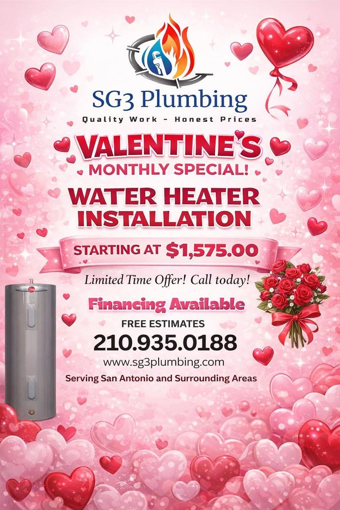 All Photos for SG3 Plumbing, LLC in San Antonio, TX