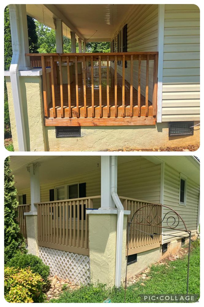 Exterior Painting for Stick’s Paint & Garden Maintenance in Morganton, NC