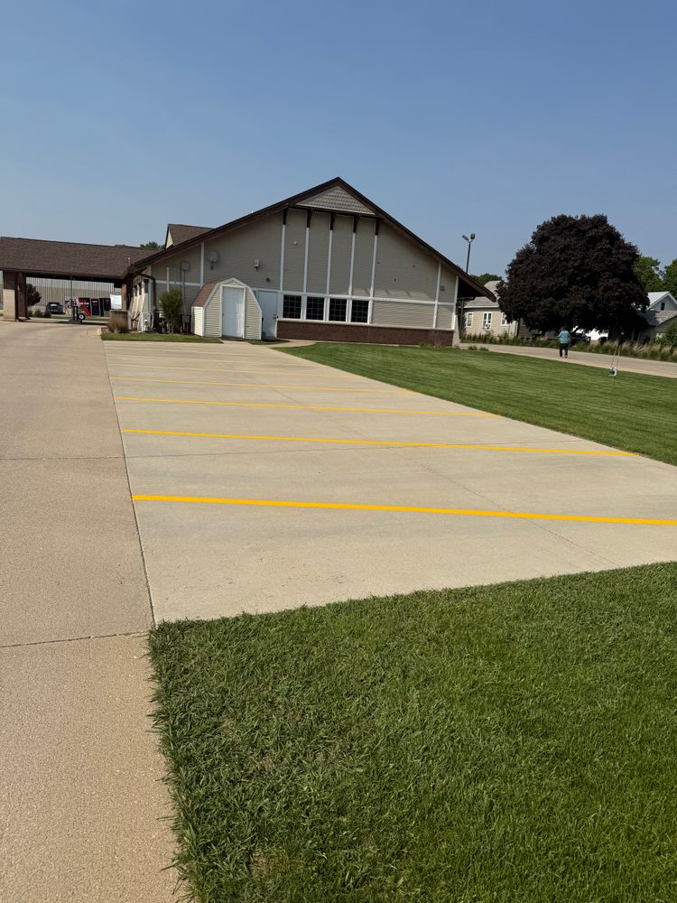 All Photos for Midwest Line Striping LLC in Spirit Lake, IA