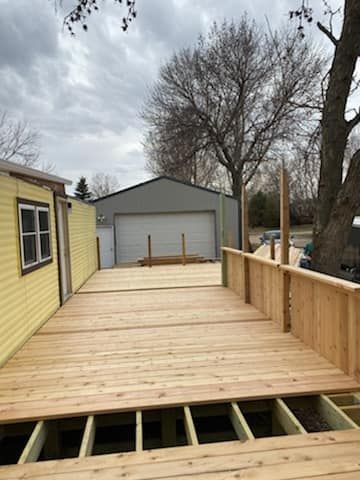 Decks for Dittbrenner Woodworking in Stanley, ND