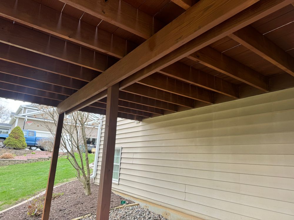 Staining for Risner Construction in De Motte, IN