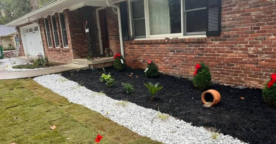 Our Mulch Installation service provides a layer of protective mulch to your garden beds, trees, and plants. Mulching helps retain moisture in the soil, controls weeds, and improves the overall appearance of your landscape. for GA Supreme Landscaping in Smyrna, GA