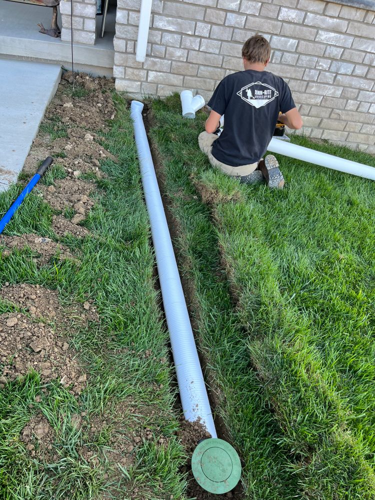 Drainage  for Dunn-Rite Landscaping in New Oxford, PA