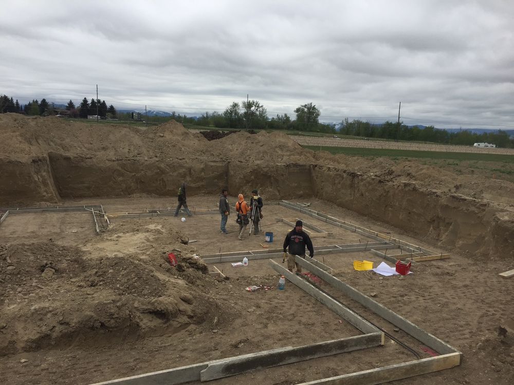 Foundations for R&H Homes in Bozeman, MT