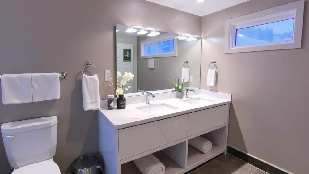 Transform your bathroom with our expert vanity painting services, offering a fresh, modern look that complements your style, enhances durability, and adds value to your home effortlessly. for Rising Hawk Construction LLC. in Kitsap County, WA