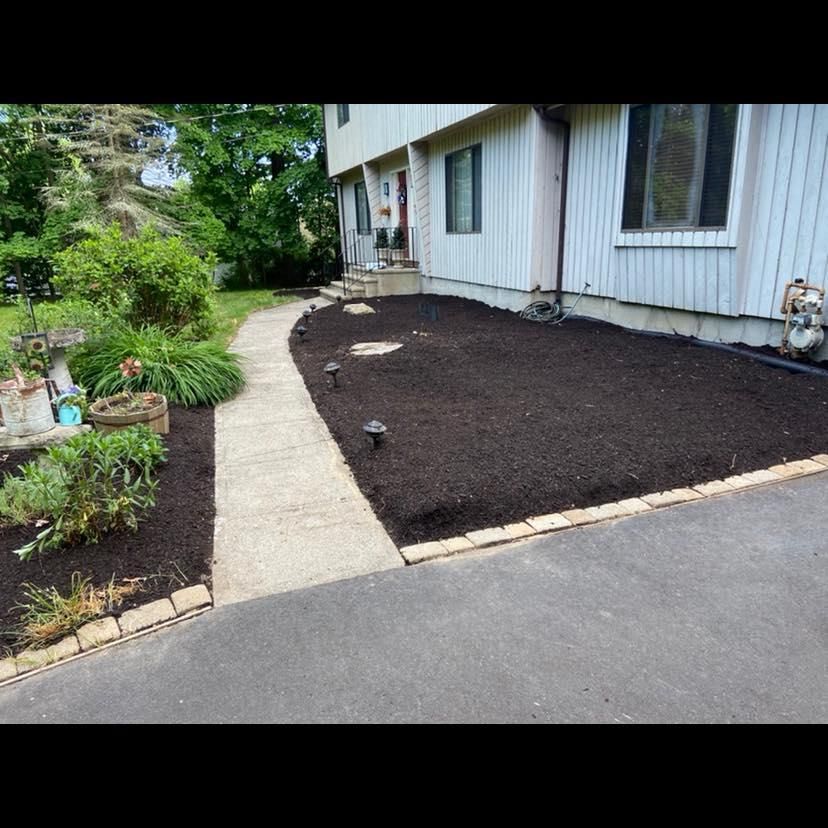 Landscape & Bed Design for Ace Landscaping in Trumbull, CT