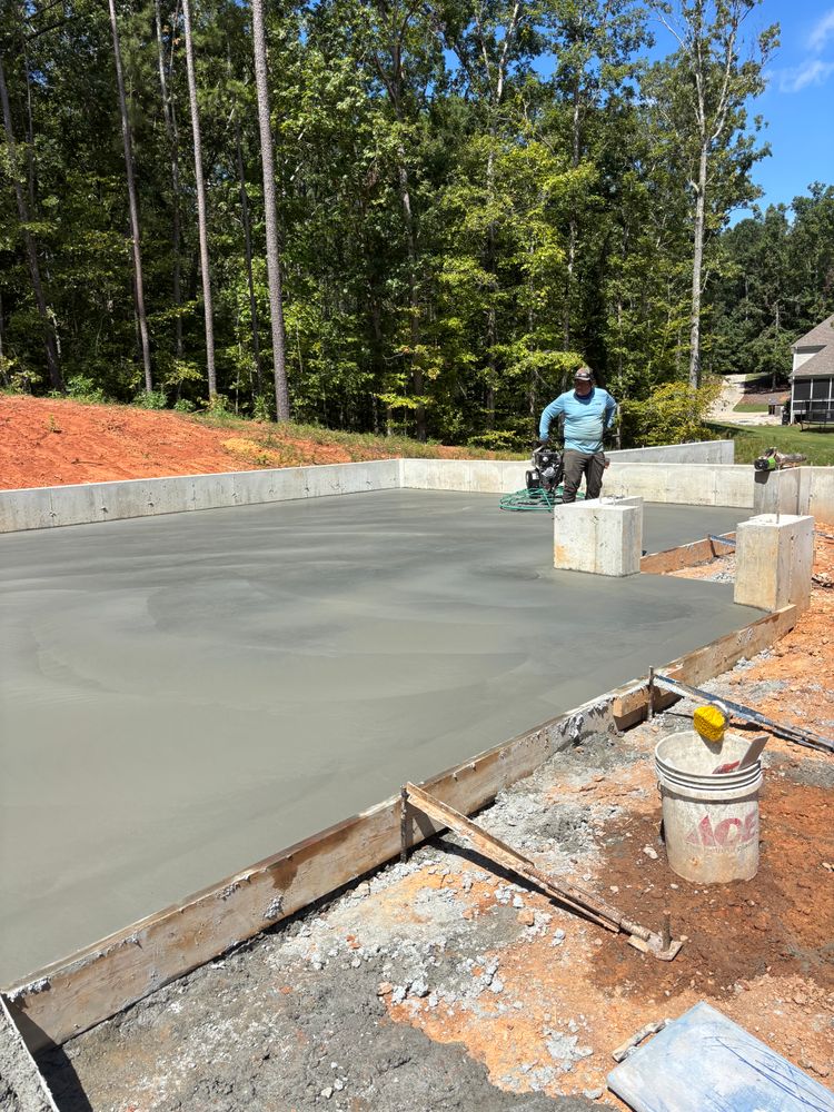 Concrete Flat Work for Baer & Sons Concrete in Greenwood County, SC