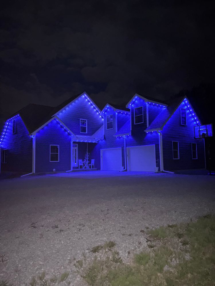 Outdoor Lighting for Risner Construction in De Motte, IN