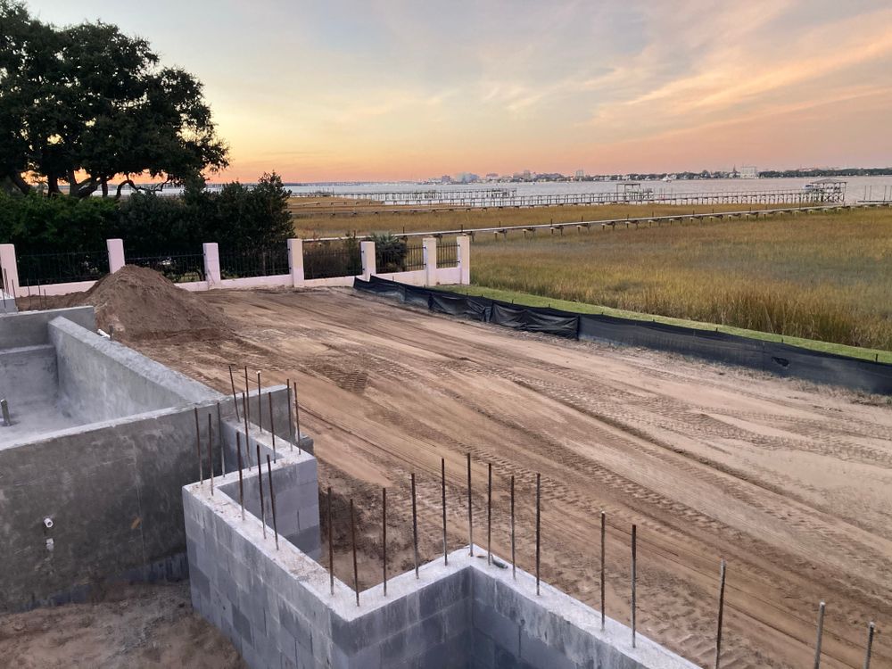 Grading for CW Earthworks, LLC in Charleston, South Carolina