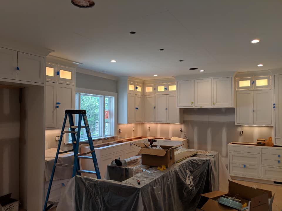 Lighting Installs for FCR Electric in Fairfield, CT