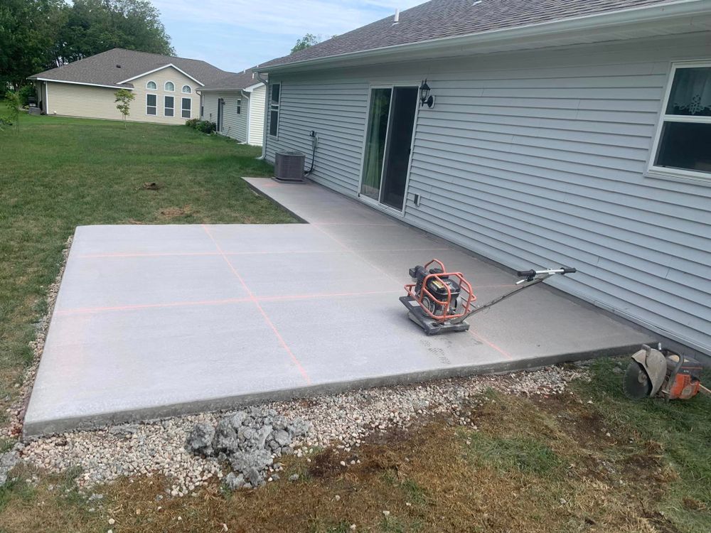 Commercial Concrete for Outdoor Dynamics LLC in Sherburne County, MN
