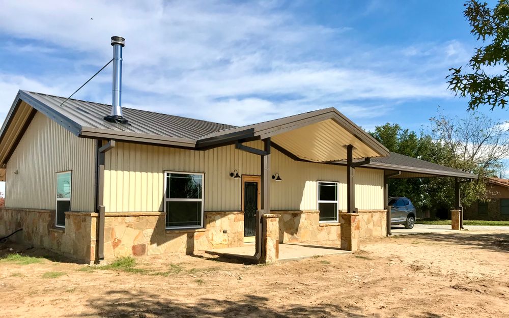 Robert and Sheila for Herrmann Construction in Stephenville,  Texas