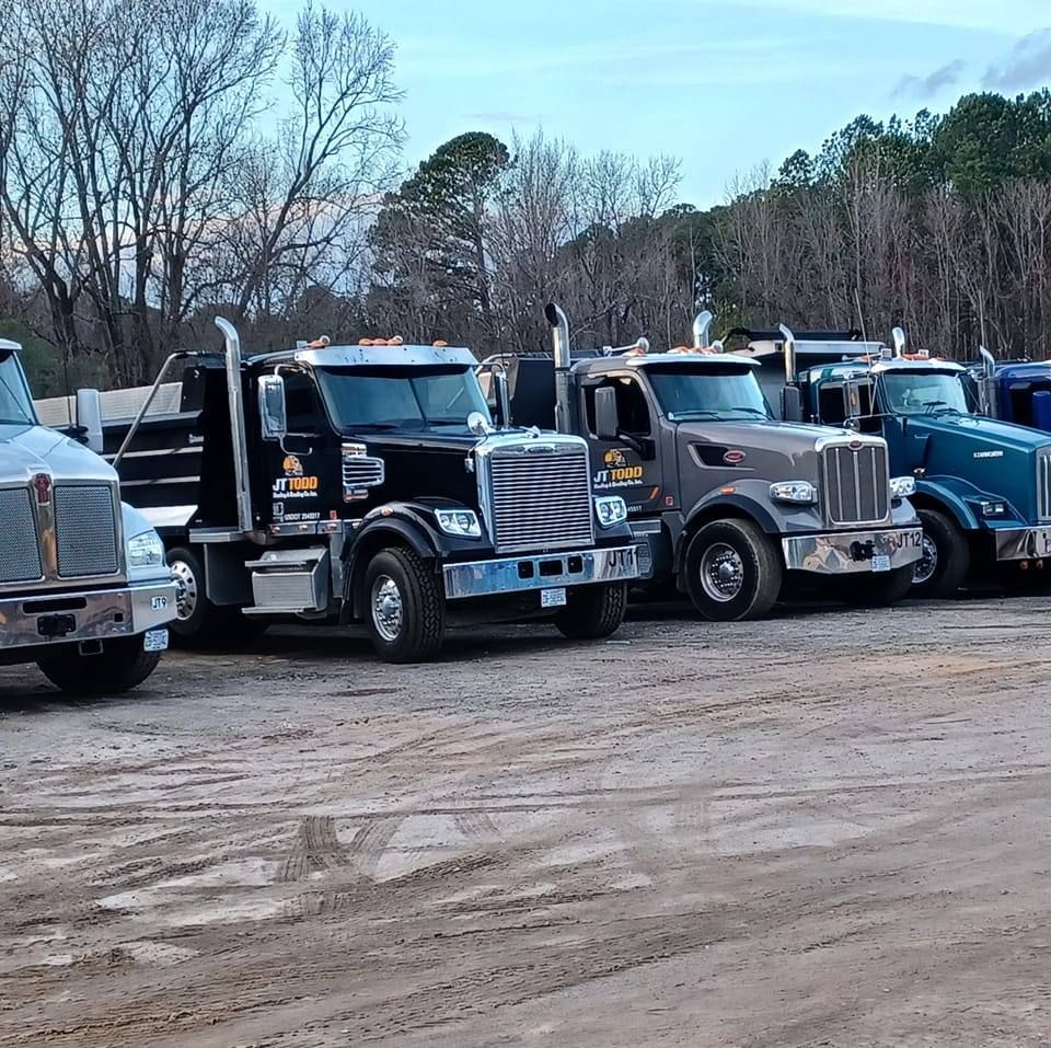 Our hauling service efficiently removes all debris, trees, and brush from your property after land clearing. Trust us to leave your land clean and ready for the next project. for JT Todd Grading in Zebulon, NC