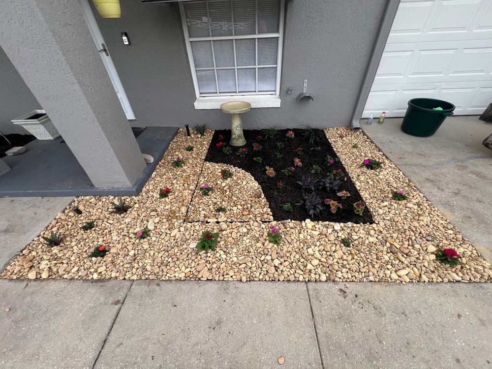 Our Rock Installation service adds natural beauty and texture to your landscape, enhancing visual appeal and durability. Let our team create a stunning rock feature tailored to your outdoor space. for Thurmond & Sons Landscaping  in Montverde, FL