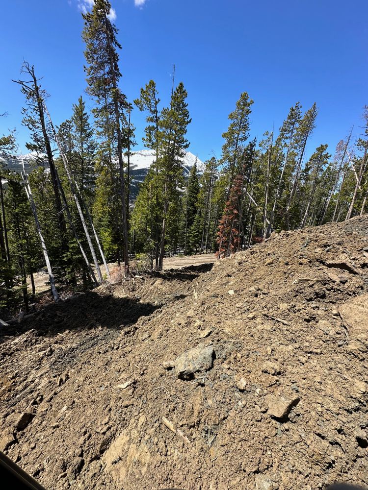 Dirt Work for R&H Homes in Bozeman, MT