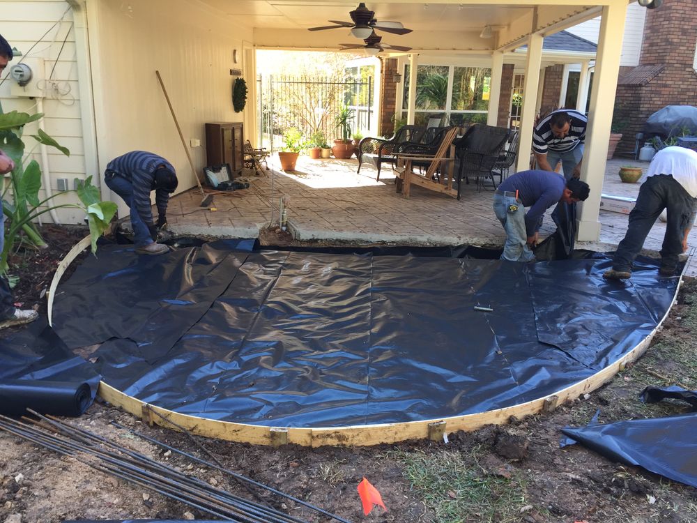 Patios for Texas Curb N Borders in Houston, TX