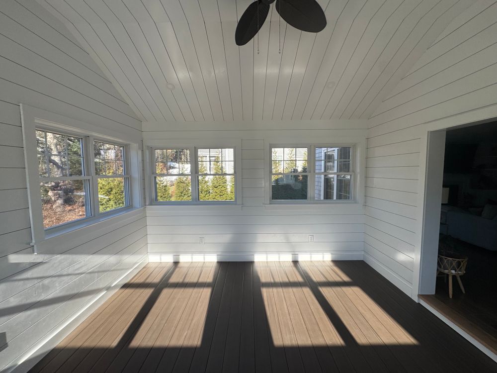 Framers Porch / Addition  for Belfort Builders in Kingston, MA