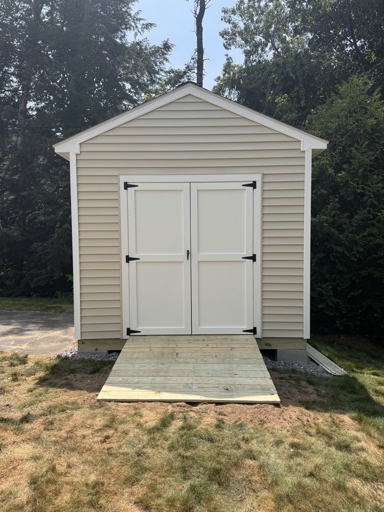 Transform your backyard with our expert Shed Construction service. We offer customizable designs, quality materials, and skilled craftsmanship to create the perfect storage or living solution tailored to your needs. for Property Perfect LLC in Goffstown, NH