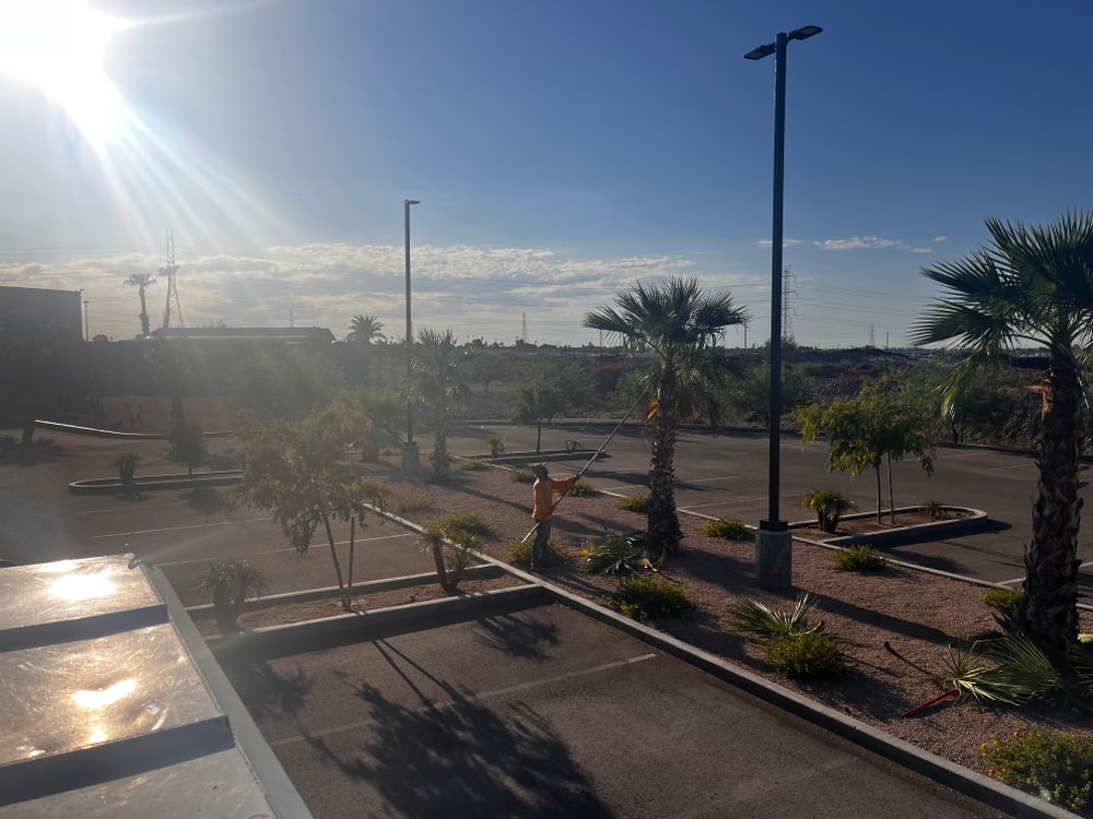 Commercial Gravel Installation for AZ Tree & Hardscape Co in Surprise, AZ