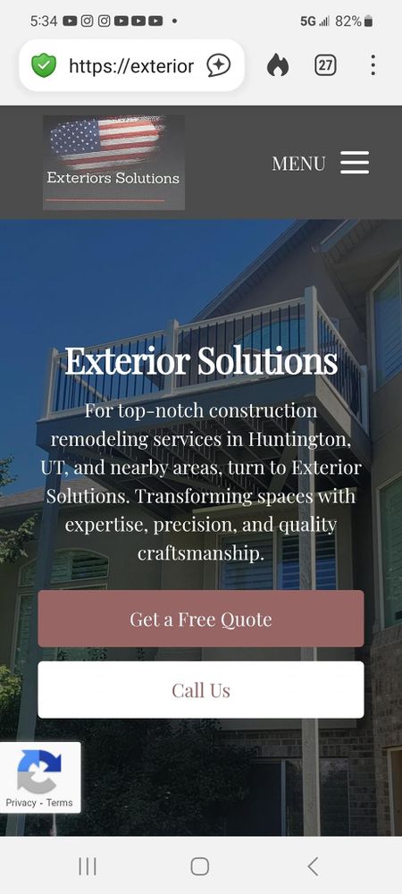 Kitchen Renovation for Exterior Solutions in Huntington, UT