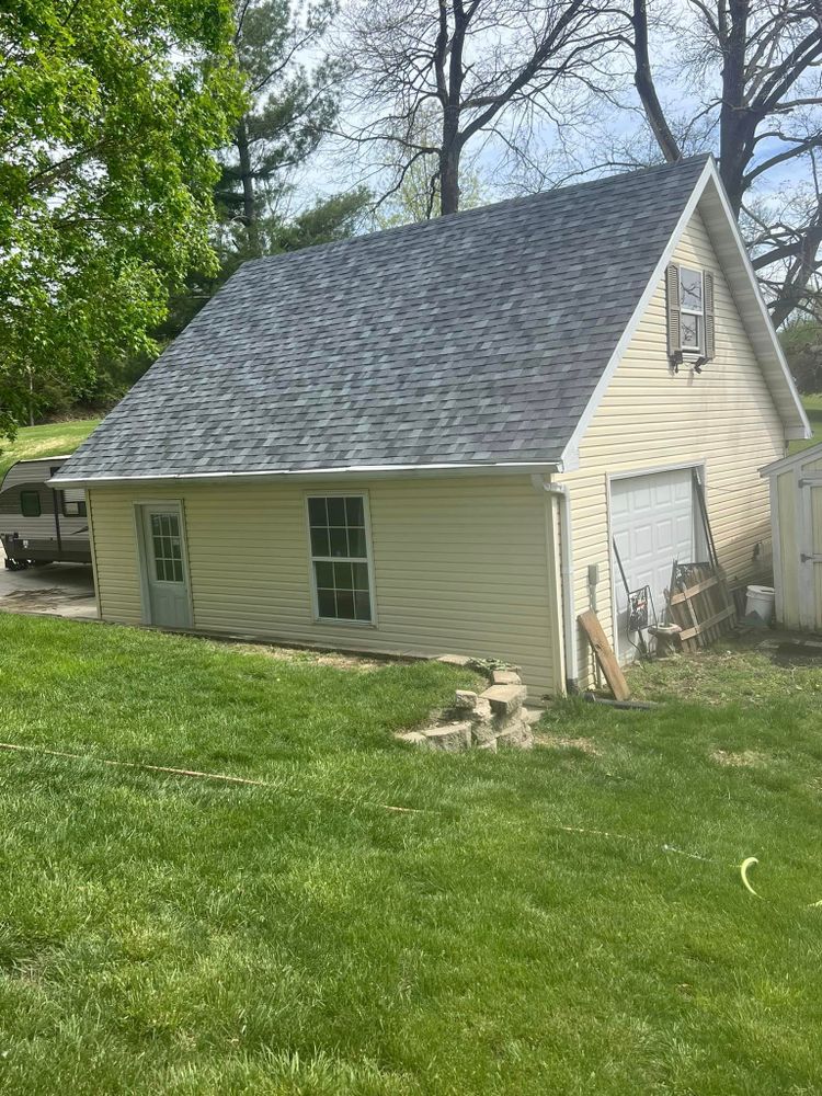 Our expert team provides top-quality roofing installations, ensuring your home is protected from the elements. With years of experience and attention to detail, we guarantee a reliable and durable roof. for Full Roof Replacement and Repairs & Seamless Guttering in Saint Joseph, MO