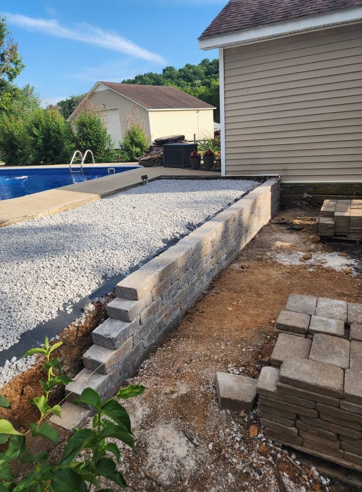 Hardscape for Dustins Lawncare and Landscaping in Lawrenceburg, TN