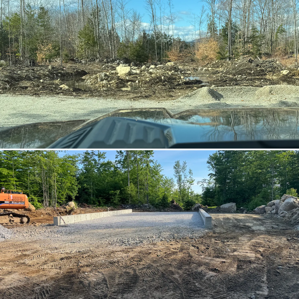 Lot Clearing for AFH Earthworks in Madison, NH