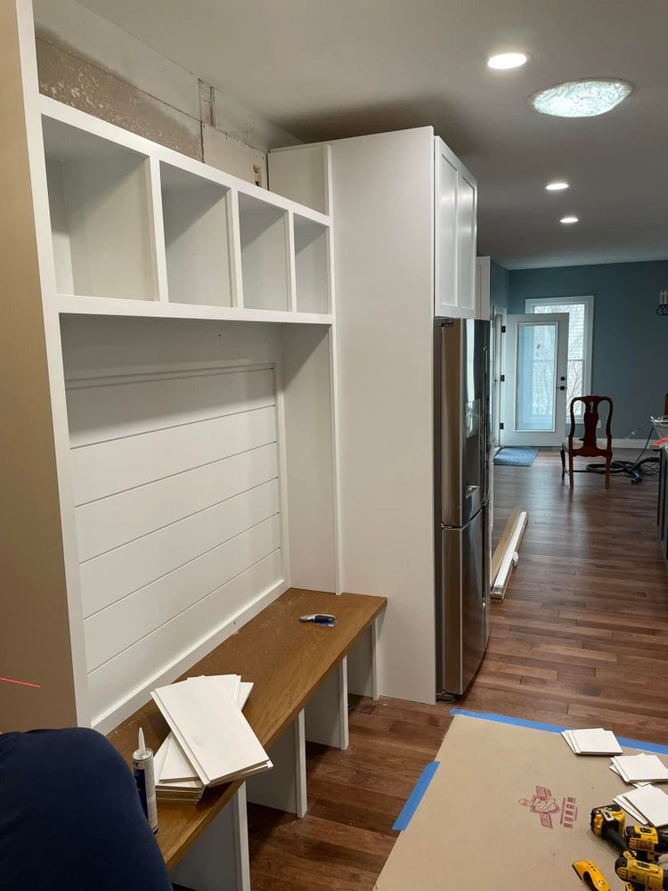 Our Carpentry service offers expert craftsmanship for custom furniture, renovations, and repairs to enhance your home's aesthetic appeal and functionality. Trust our skilled team for high-quality results. for Big Picture Construction & Design in Eldridge, IA