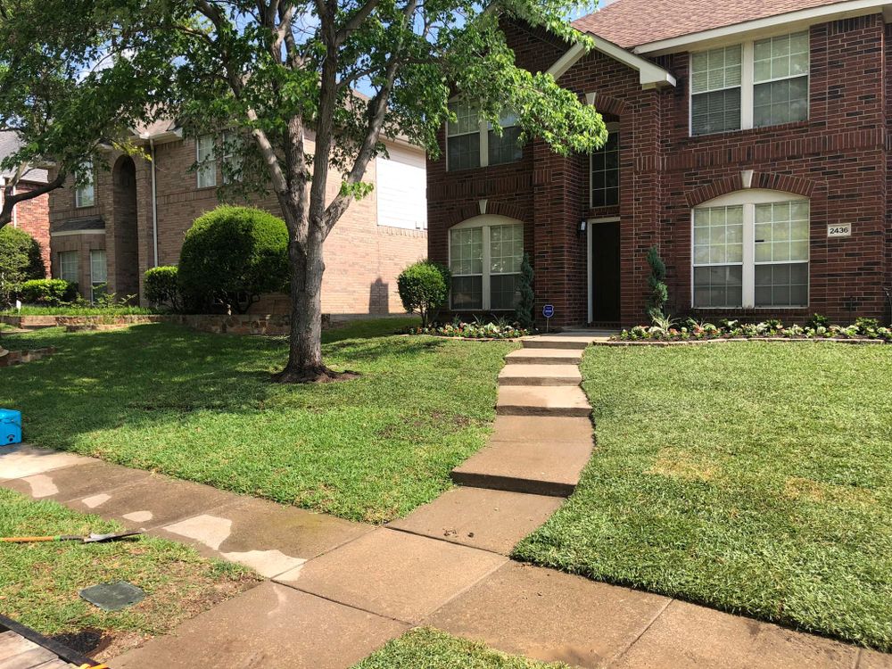 Lawn Care for Rj’s Enchanted Gardens and Fencing LLC in Irving, TX