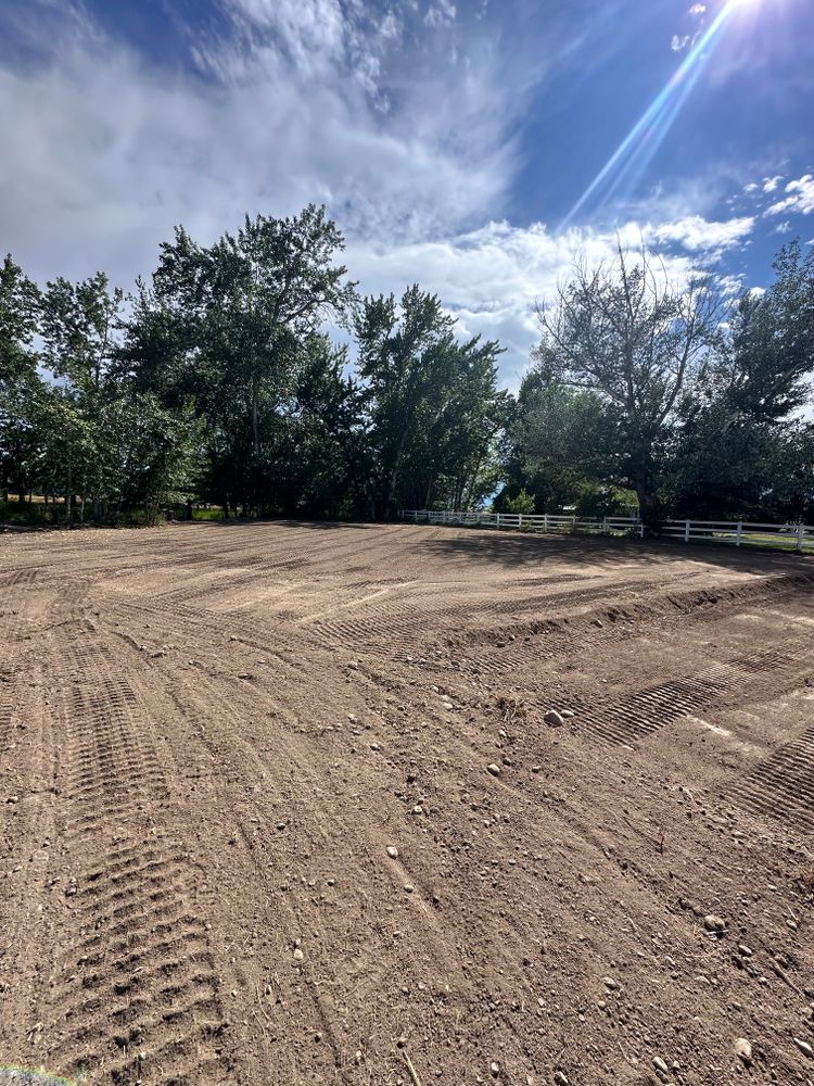Dirt Work for R&H Homes in Bozeman, MT
