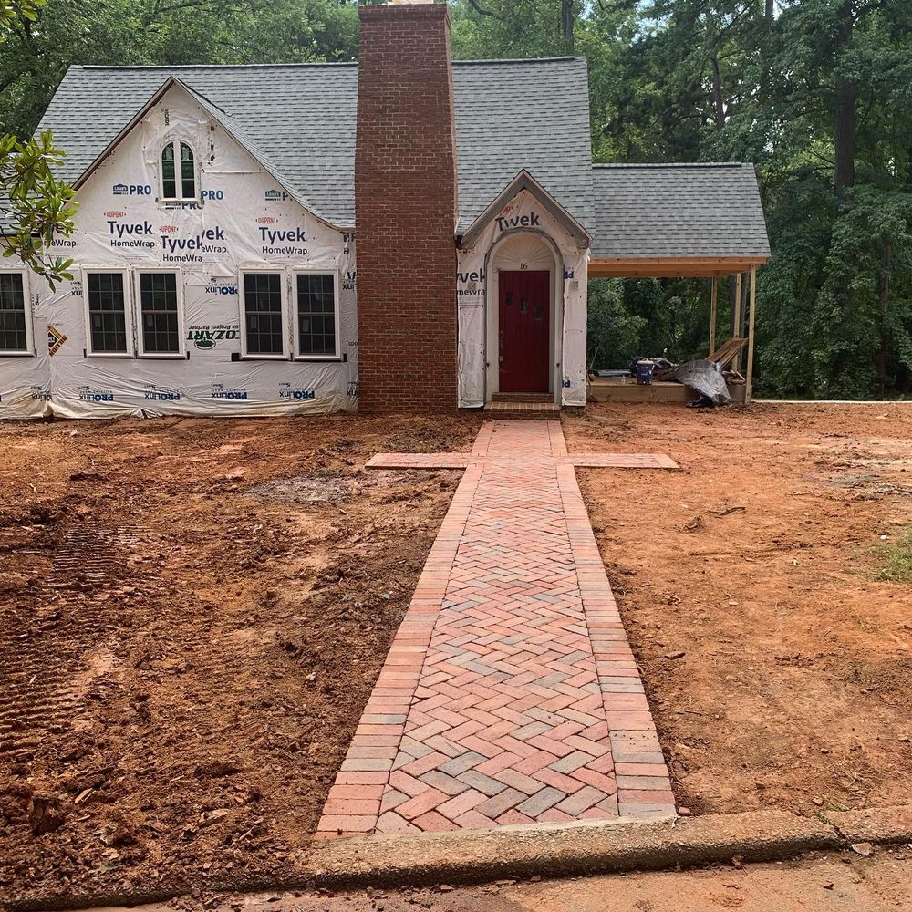 Hardscaping for McCune Construction LLC in Mocksville, NC