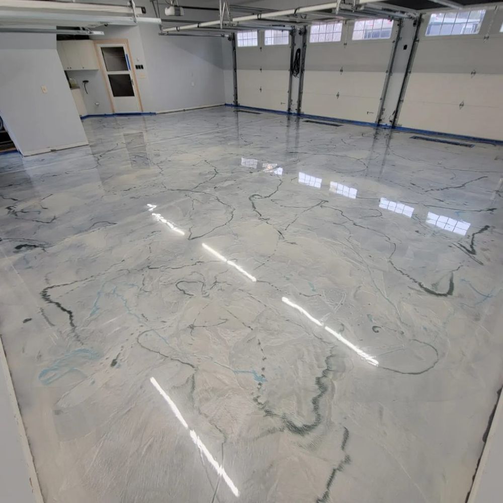 Metallic Epoxy Floors for Custom Concrete Coatings in Battle Lake, MN