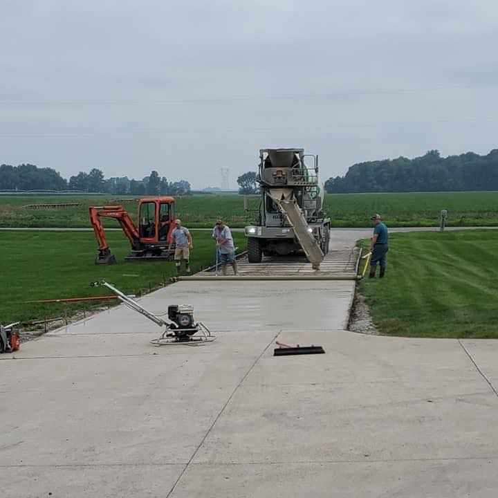 Driveways for Richard Custom Concrete in Bremen, IN