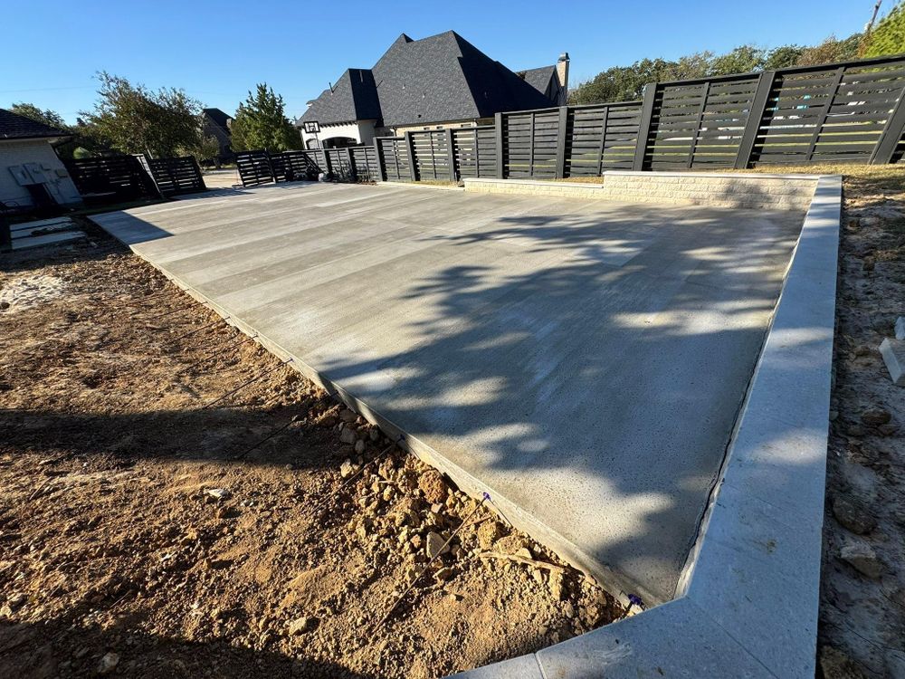 Concrete Work for Founded Improvements in Benbrook, TX