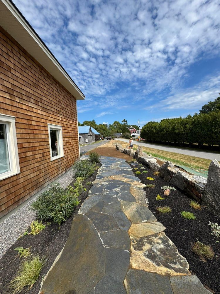 Patio Design & Construction for Organic Innovations Stonework and Design in Brunswick, ME