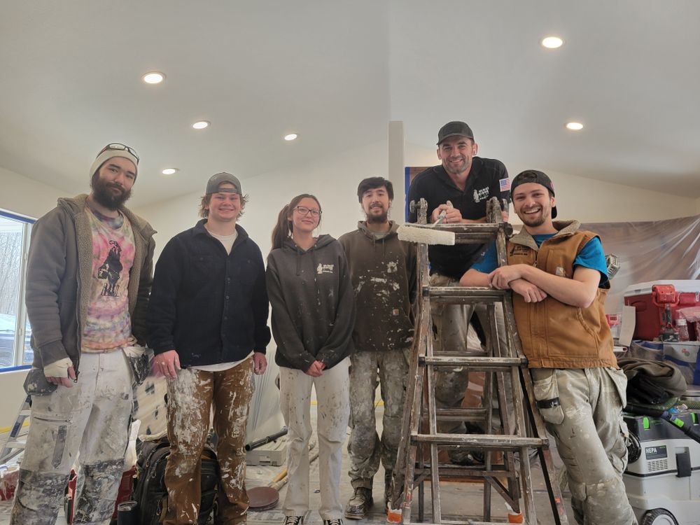 Mr. Mole's Painting team in Bemidji, MN - people or person