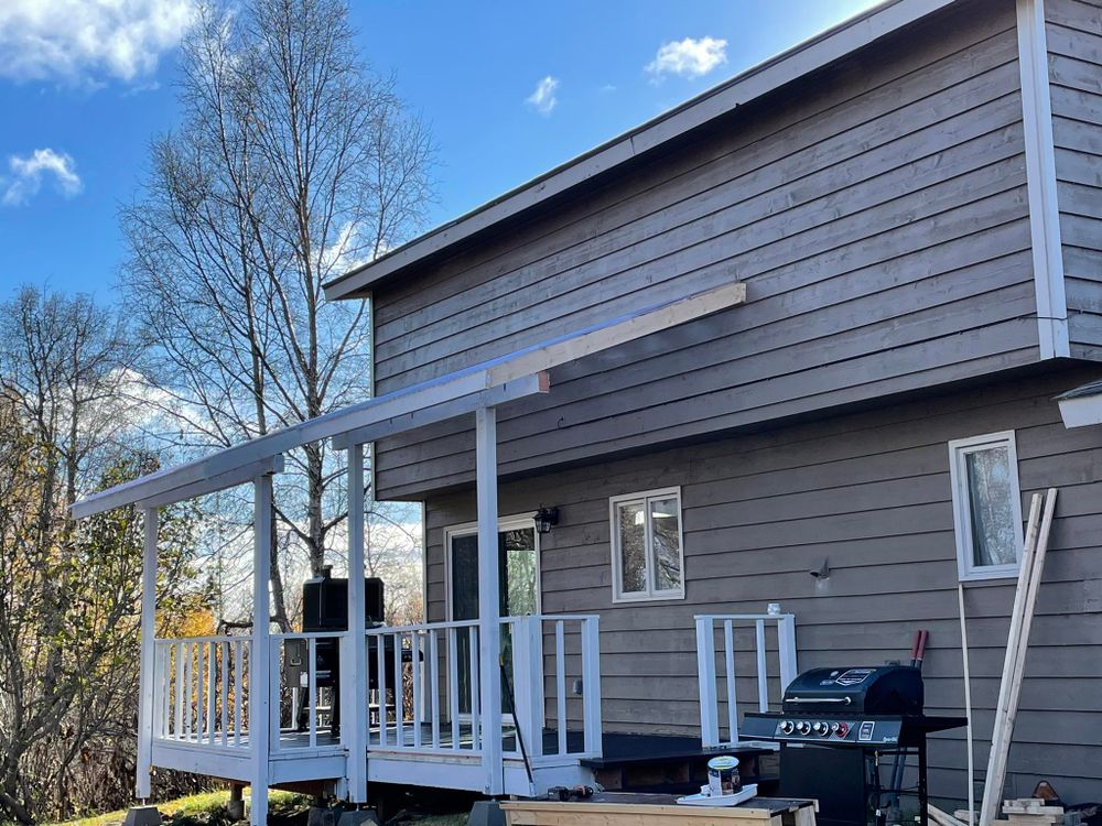 Transform your outdoor living space with our professional Deck & Patio Installation service. We specialize in creating beautiful, functional areas for you to relax and entertain in style. Contact us today! for D&M Construction Of Alaska in Kenai, AK