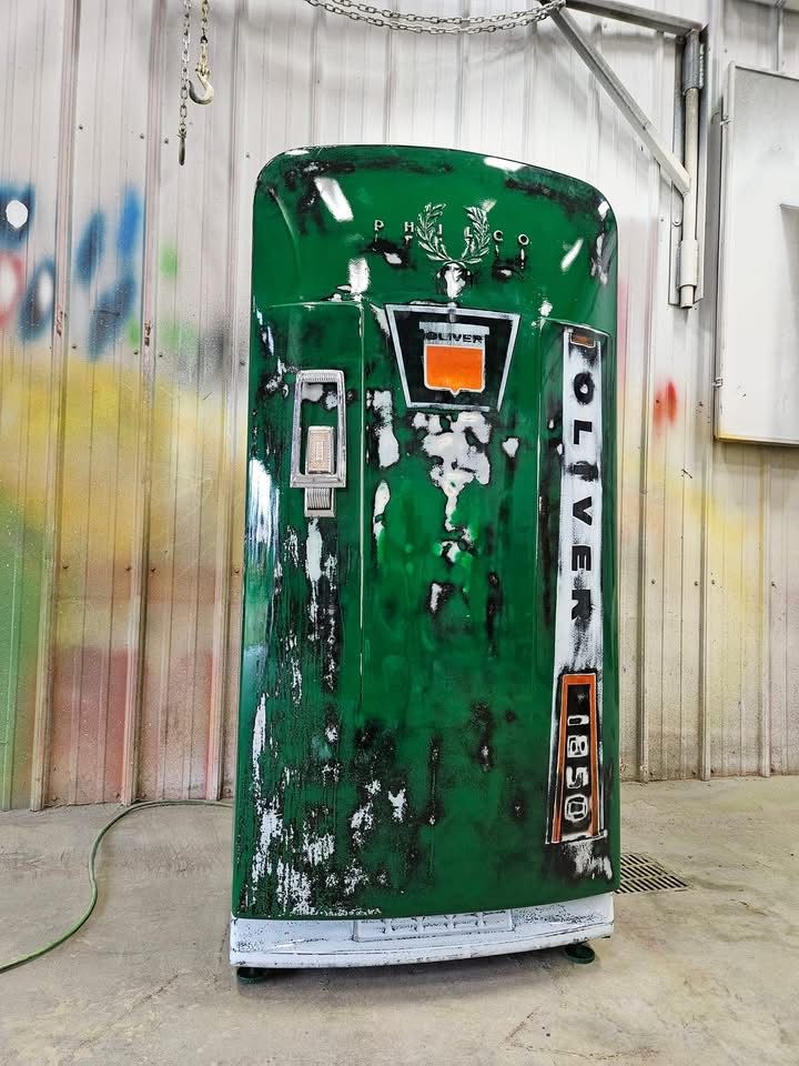 Vintage Refrigerator Projects for Wessels Custom Paint & Restoration in Bad Axe, MI