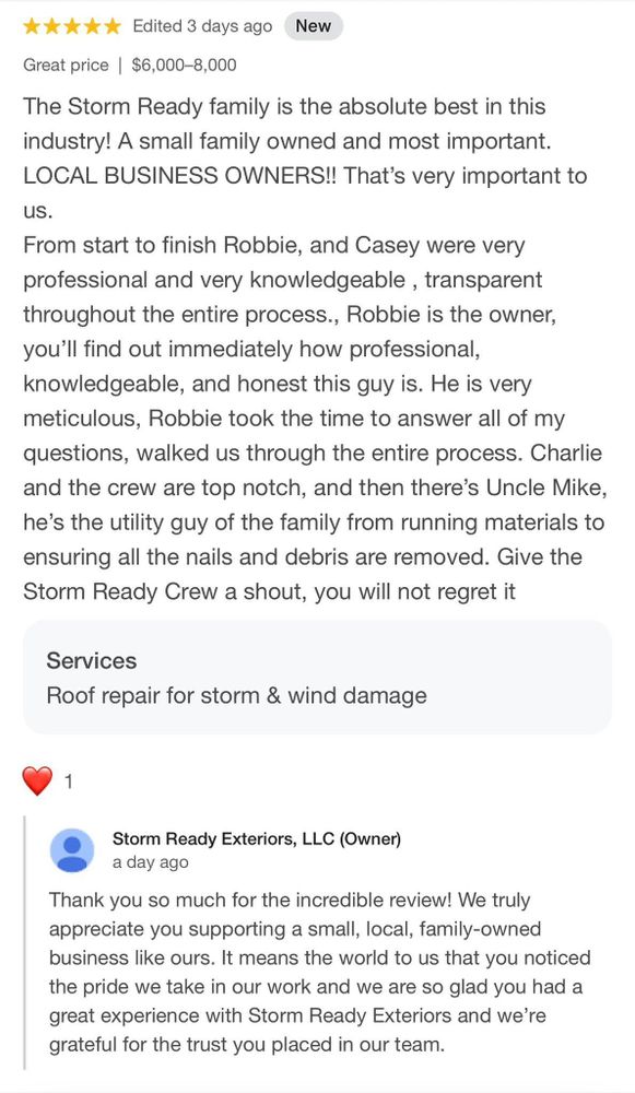 All Photos for Storm Ready Exteriors in Chesapeake Beach, MD