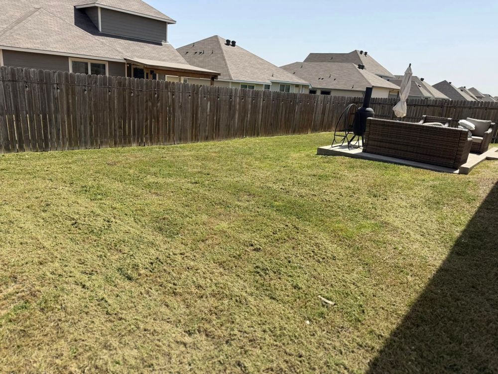Mowing for AAA Lawn Service in Moody, TX
