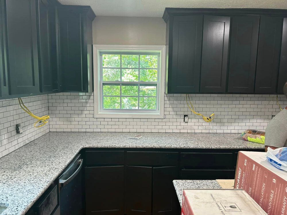 Transform your kitchen into a modern, functional space with our renovation service. Our team will work closely with you to create a design that meets your needs and fits your style. for Kountry Construction in Brookhaven, MS