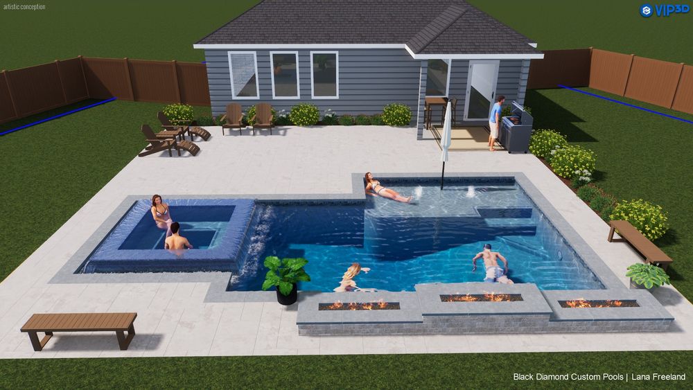 All Photos for Black Diamond Custom Pools LLC in Azle, TX