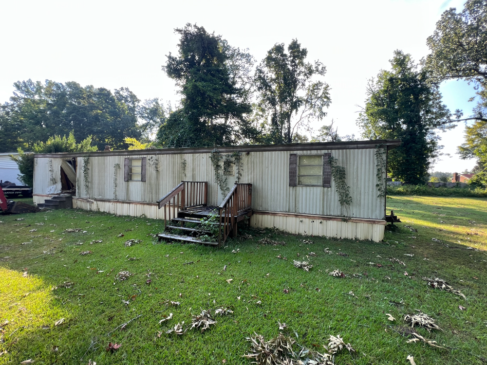 Demoliton for KM Landworks in Moncure ,  NC