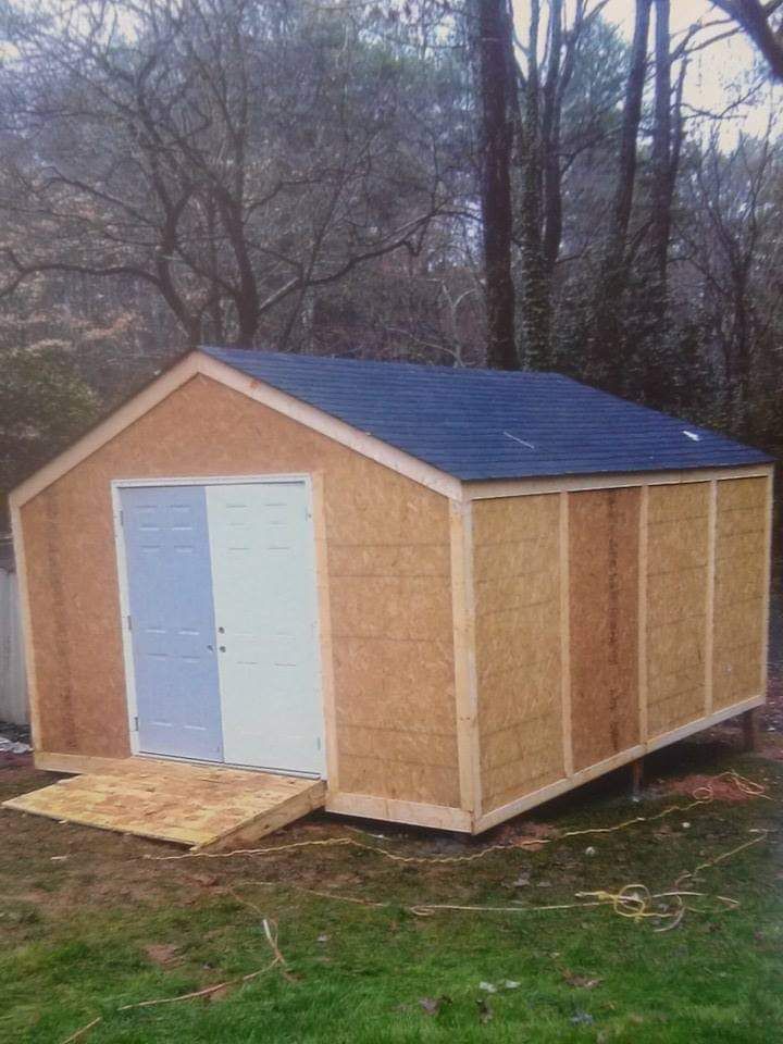 Sheds and garages for Rick's creative home improvement and repair in Atlanta, GA