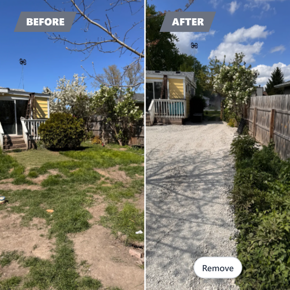 Before & After for H&L Lawn Care LLC in Twin Lakes, WI