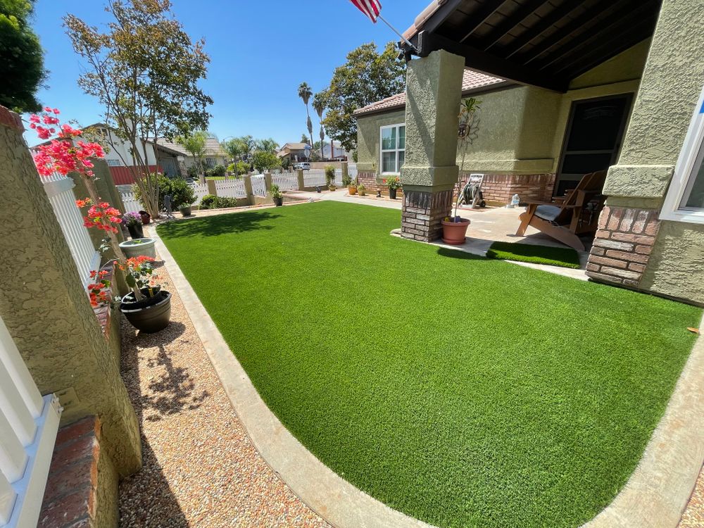 Artificial Turf for Aidan Jade Landscaping in Riverside County, CA
