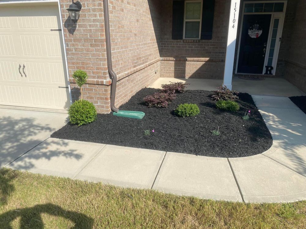 Mulching for America's Top Pick Lawn & Landscaping in Gastonia, NC