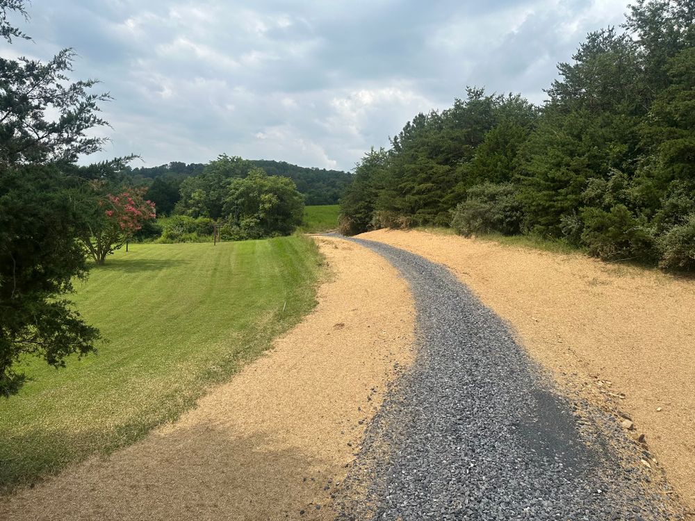 Grading for Schrock’s Land Management in Northern Virginia, Shenandoah Valley, VA